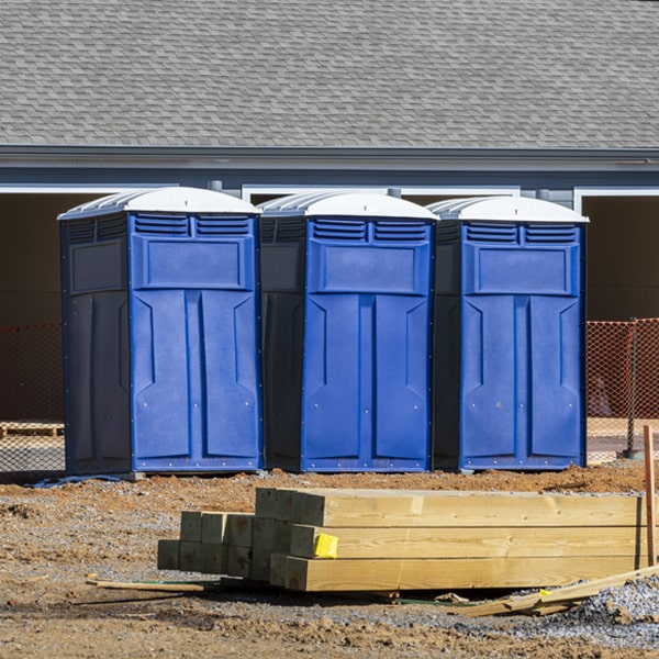 are there any restrictions on where i can place the portable restrooms during my rental period in Baltimore